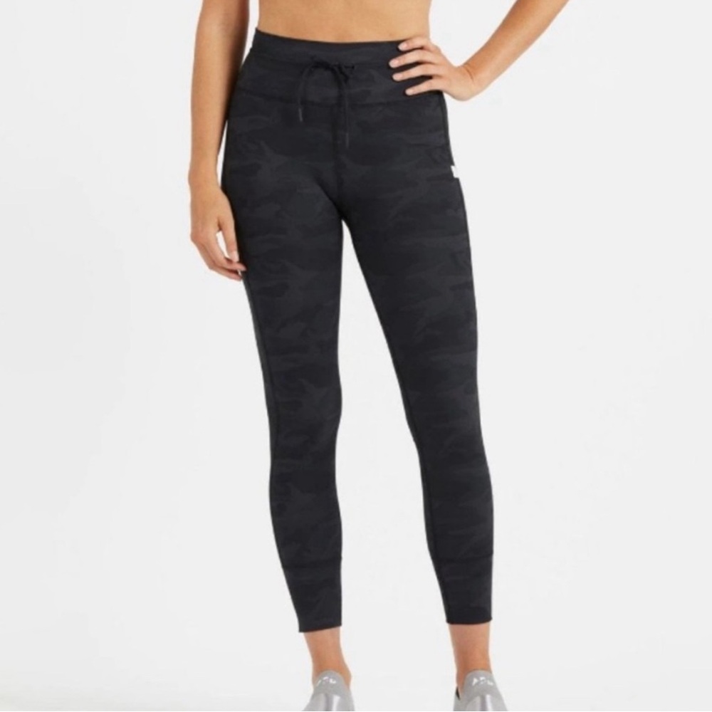 Women's Black Camouflage Leggings
